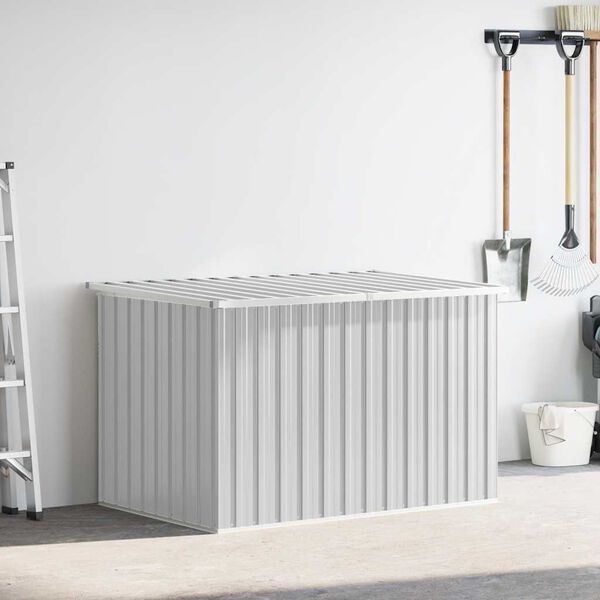 vidaXL Садовий Ящик для Зберігання Сірий 149x99x93 см