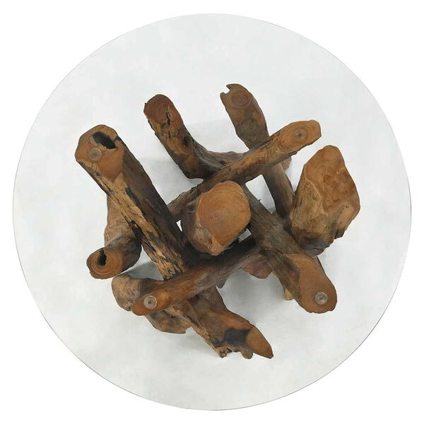 vidaXL Журнальний столик 60 см Масив тикового дерева