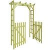 vidaXL Садова арка для троянд 150x50x200 см Просочена деревина