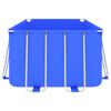 vidaXL Басейн зі Сталевим Каркасом Синій 400x207x122 см