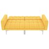 vidaXL Ліжко-диван Жовтий Тканина
