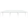 vidaXL Святковий Намет Білий 4x9 м