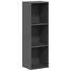 vidaXL Книжкова шафа/Тумба під телевізор Глянцевий сірий 36x30x114 см