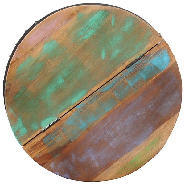 vidaXL Журнальний столик 53x43 см Масив відновленої деревини