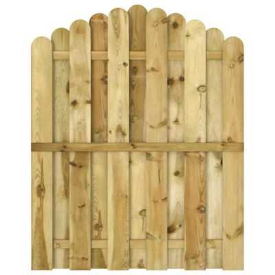 vidaXL Садові ворота 100х125 см Просочена соснова деревина