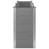 vidaXL Садова Піднесена Клумба Сірий 250x50x91 см ДПК