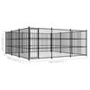 vidaXL Вуличний Вольєр для Собак 450x450x185 см