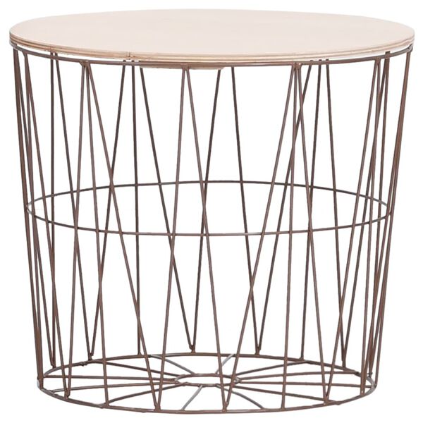 vidaXL Журнальні столики 4 шт Мідний