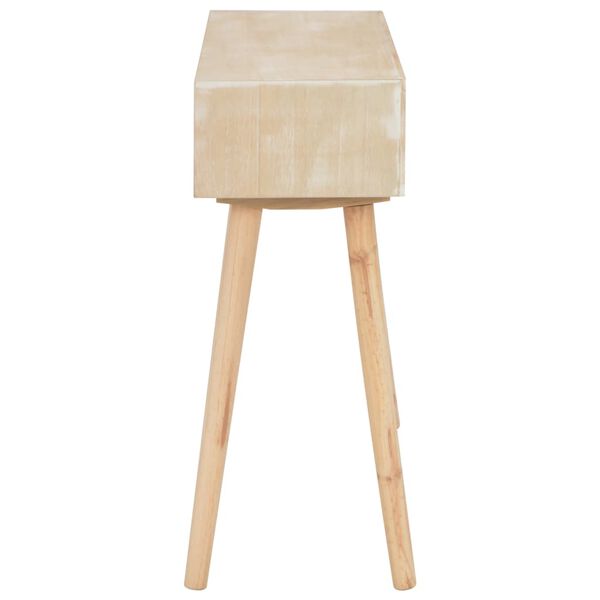 vidaXL Консольний Стіл з 3 Шухлядами 100x30x73 см Масив Сосни