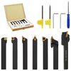 146717 vidaXL 12 Pieces Indexable Turning Tool Set 8x8 mm 60 mm