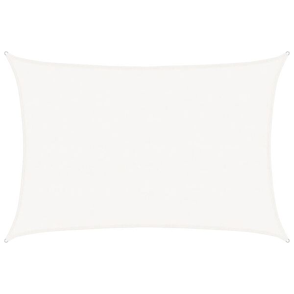 vidaXL Сонцезахисний Навіс Білий 5x7 м ПВЩ 160 г/м&sup2;