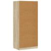 800642 vidaXL Wardrobe Sonoma Oak 80x52x180 cm Chipboard