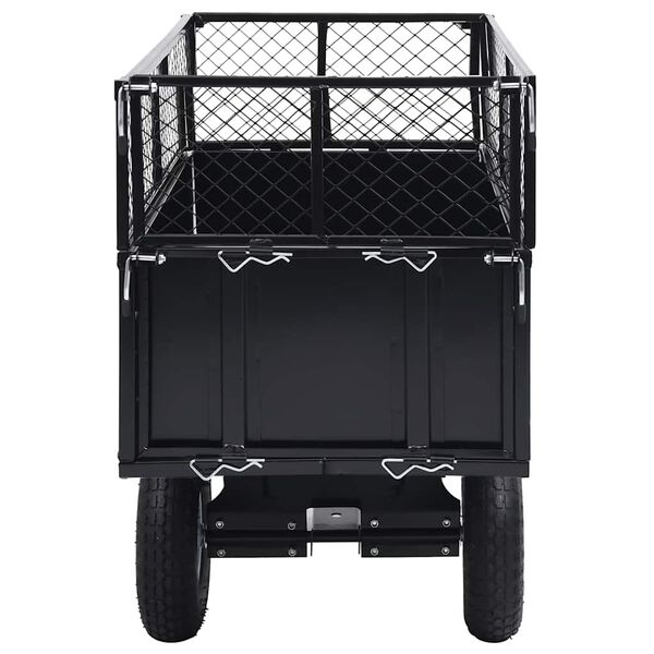 vidaXL Самоскидний причіп для газонокосарки на 150 кг