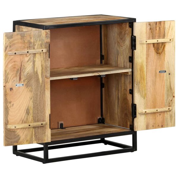 vidaXL Сервант з ручним різьбленням 60x35x75 см Масив дерева манго