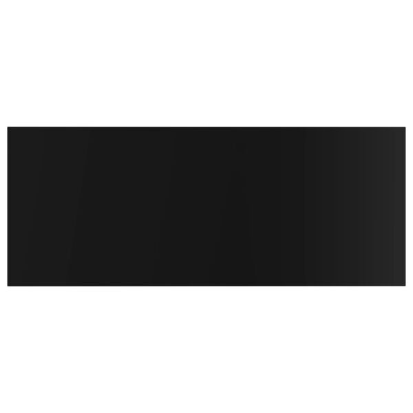 vidaXL Книжкові Полиці 4 шт Глянцевий Чорний 100x40x1,5 см ДСП