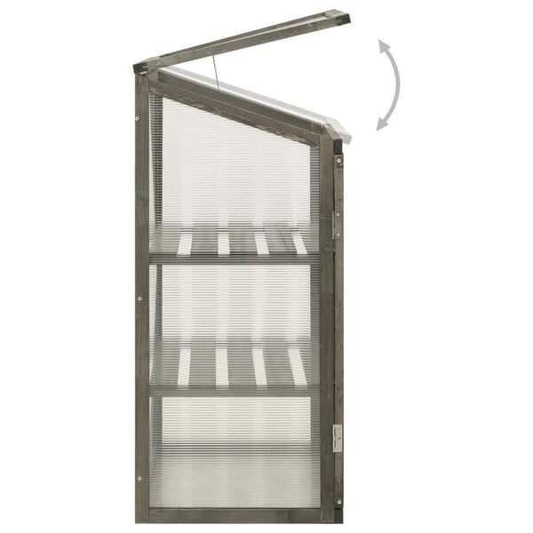 vidaXL Теплиця 60х45х100 см Ялина