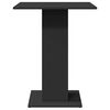 vidaXL Стіл для бістро Чорний 60x60x75 см ДСП