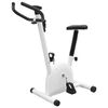 vidaXL Велотренажер з Ременем Супротиву Білий