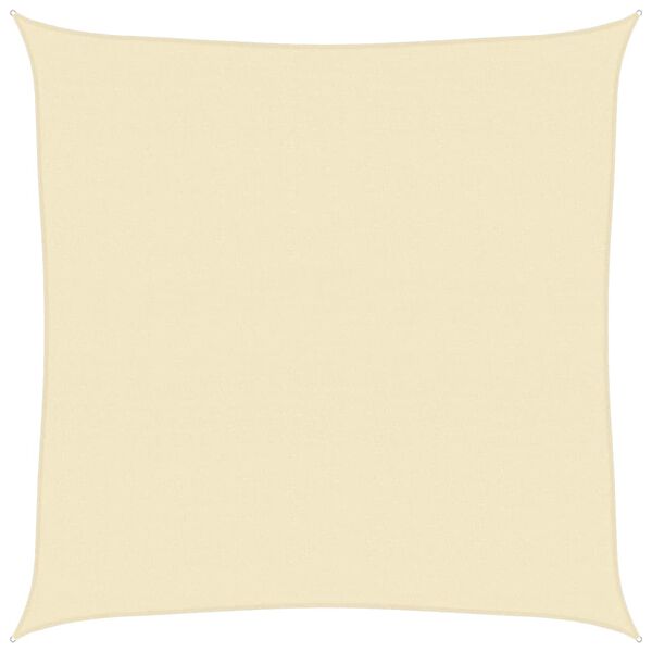 vidaXL Сонцезахисний Навіс Кремовий 5x5 м ПВЩ 160 г/м²