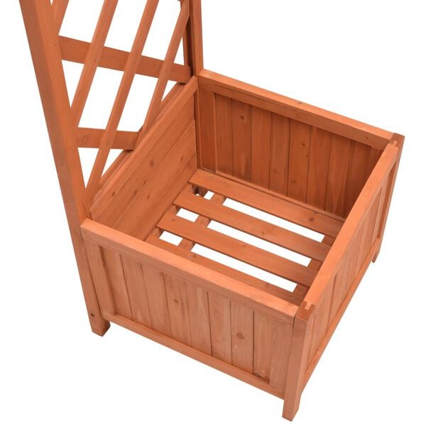 vidaXL Трельяжна Арка для Троянд з Клумбами 180x40x205 см