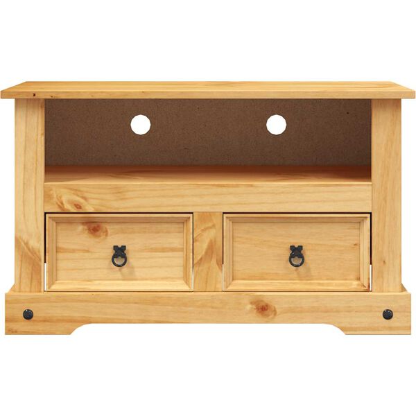 243738 vidaXL TV Cabinet Mexican Pine Corona Range 91x43x56 cm
