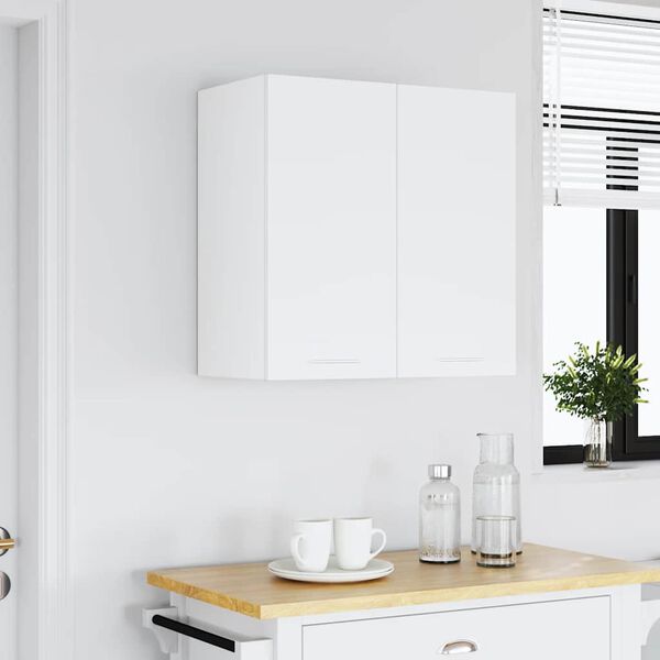 801268 vidaXL Hanging Cabinet White 60x31x60 cm Chipboard
