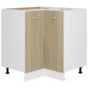 vidaXL Нижня кутова шафа Дуб сонома 75,5x75,5x80,5 см ДСП