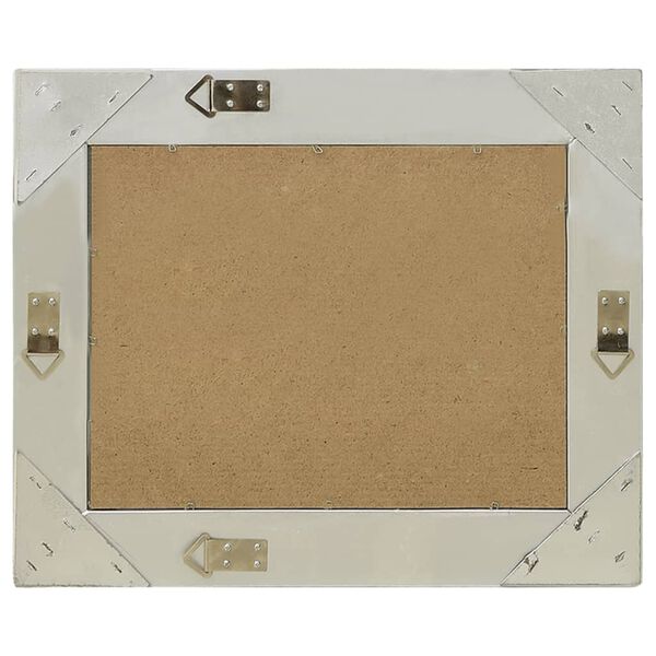 vidaXL Настінне дзеркало в стилі Бароко Сріблястий 60x40 см