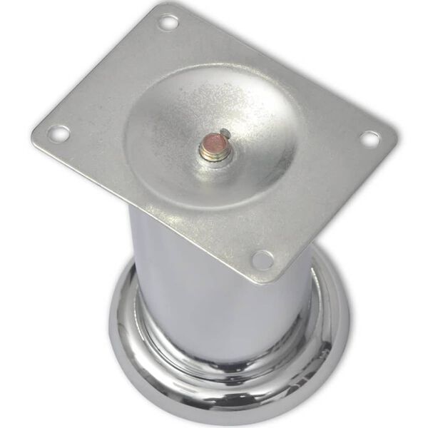 vidaXL Ніжки для дивану круглі 4 шт Хром 60 мм