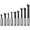 vidaXL Розточувальні Різці 9 шт 12 мм з Дерев’яною Підставкою