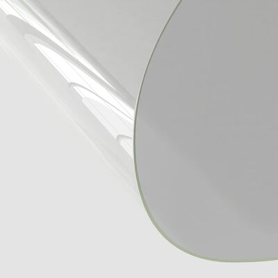 vidaXL Захисне Покриття для Стола Прозорий Ø 60 см 2 мм ПВХ