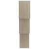 800273 vidaXL Cube Wall Shelves Sonoma Oak 84,5x15x27 cm Chipboard