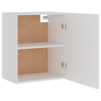 801260 vidaXL Hanging Cabinet White 50x31x60 cm Chipboard