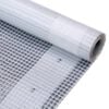 vidaXL Брезент Leno Tarpaulin Білий 260 г/м&sup2; 4x15 м