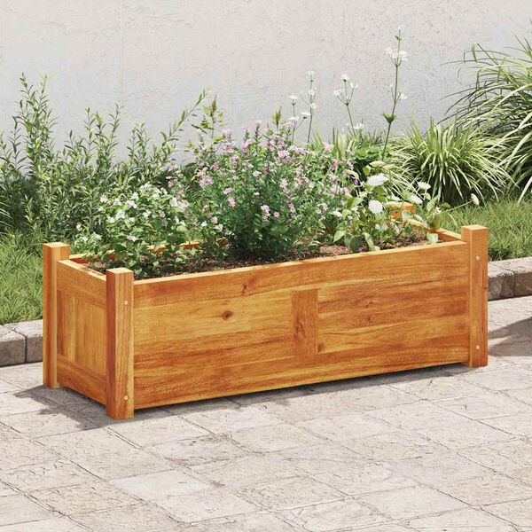 41771 vidaXL Garden Raised Bed Acacia Wood 76x27,6x25 cm