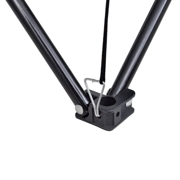 vidaXL Розкладний туристичний стіл Темно-зелений