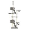 170522 vidaXL Cat Tree with Sisal Scratching Posts 230-260 cm Grey
