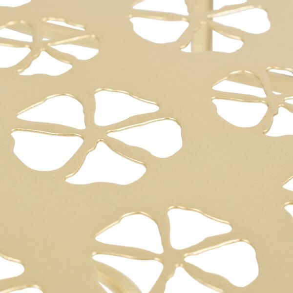 vidaXL Приставний Столик Вінтажний Напівкруглий 72x36x74 см Метал