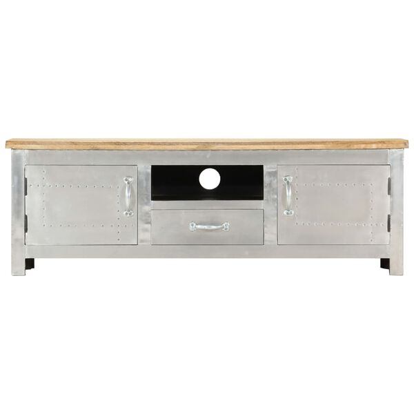 286601 vidaXL Aviator TV Cabinet 120x30x40 cm Solid Mango Wood