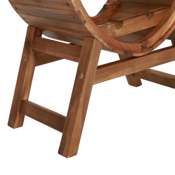 vidaXL Винний стелаж на 13 пляшок Масив акації