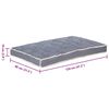vidaXL Подушка для дивана з піддонів Синій 120x80x10 см