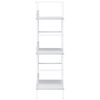 288220 vidaXL 3-Layer Book Shelf White 60x27,6x90,5 cm Chipboard