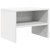 vidaXL Приліжкова Тумба Білий 40x30x30 см ДСП