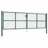 vidaXL Садові сітчасті ворота Зелений 400x125 см Сталь