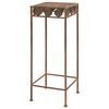 245928 vidaXL Plant Stand Set 3 Pieces Vintage Style Metal Rusty