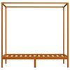 vidaXL Каркас Ліжка з Балдахіном Медово-Коричневий 100x200см Сосна