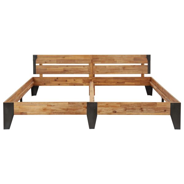 vidaXL Каркас Ліжка 180x200 см Масив Акації з Матовою Обробкою