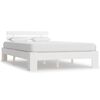 vidaXL Каркас Ліжка Білий 120x200 см Масив Сосни