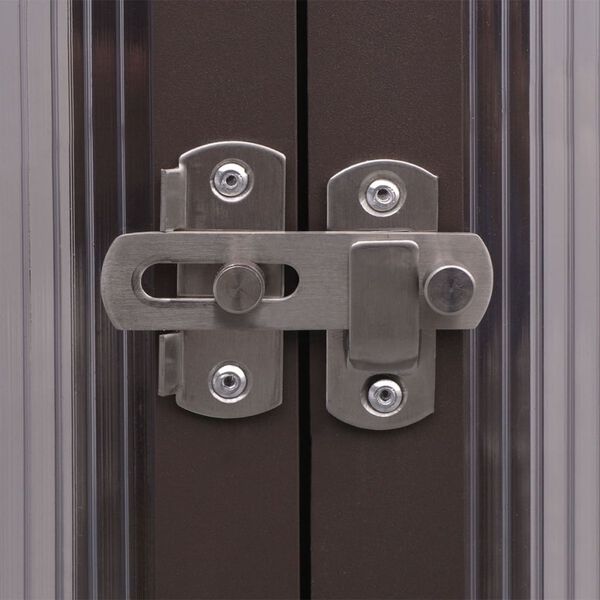 vidaXL Теплиця 240x211x232 см Алюміній