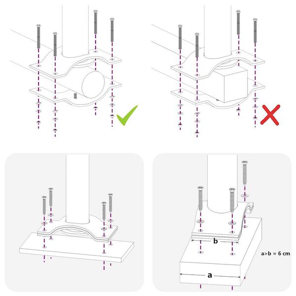vidaXL Бічний висувний тент для дворика Кремовий 80х300 см